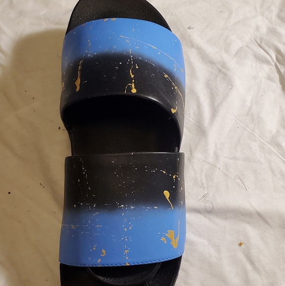 Faded Mens Slides - Picture 3 of 3